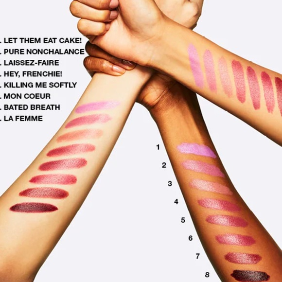 MAC Cosmetics Matte Lipstick in E For Effortless & Bated Breath - Picture 3 of 15